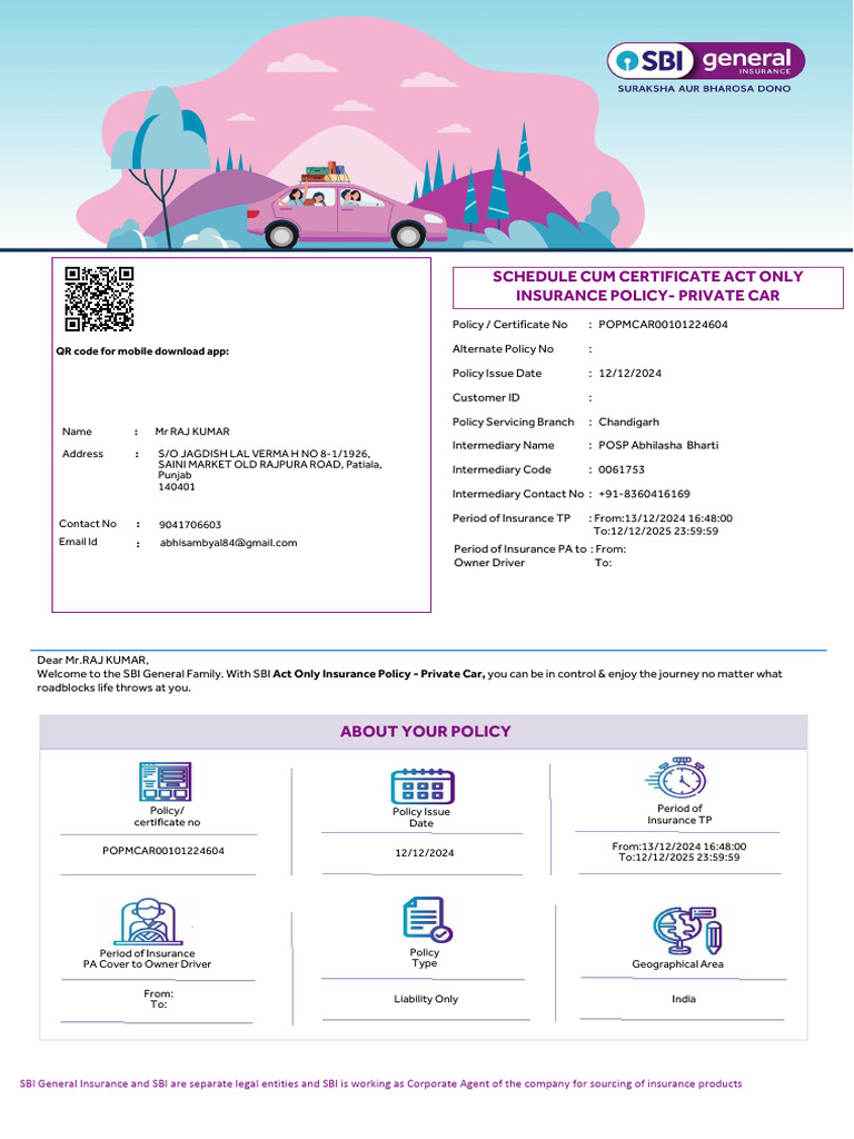 Policy Popmcar00101224604 | PDF | Liability Insurance | Insurance