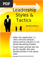 Download Leadership Styles  Tactics by NISHA SN8468988 doc pdf