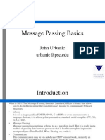 Message Passing Basics