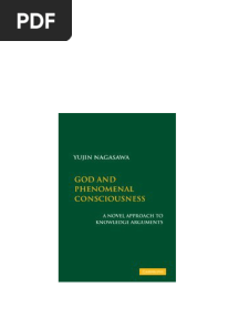 God and Phenomenal Consciousness A Novel Approach to Knowledge Arguments 1st Edition Yujin Nagasawa instant download