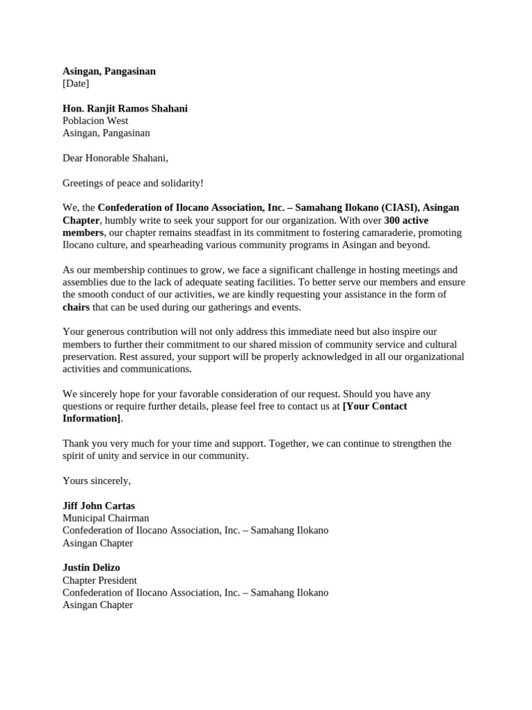 Ciasi Solicitation | PDF, image size:768x1024