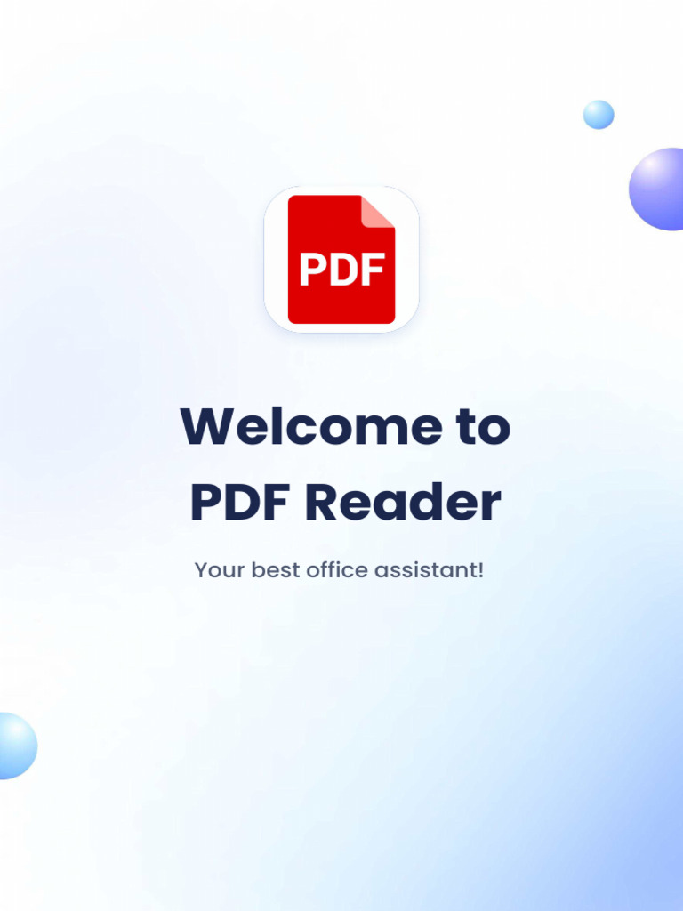PDF Reader: Your Office Assistant | PDF