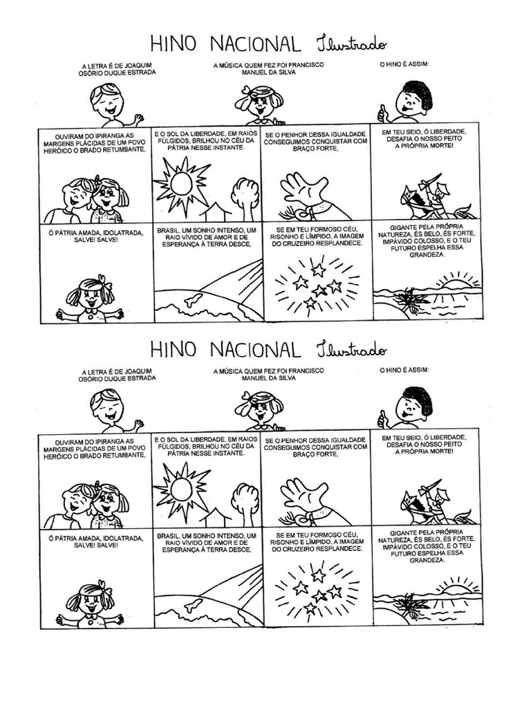 Hino Nacional Ilustrado | PDF