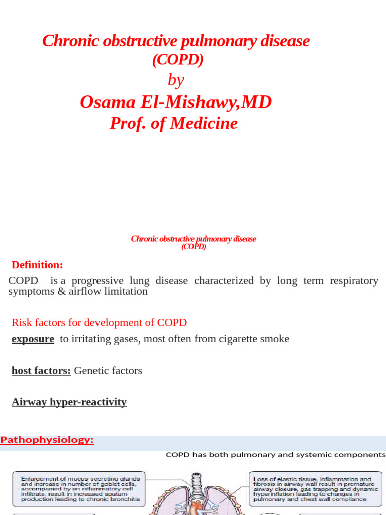 7 - Copd | PDF | Chronic Obstructive Pulmonary Disease | Asthma