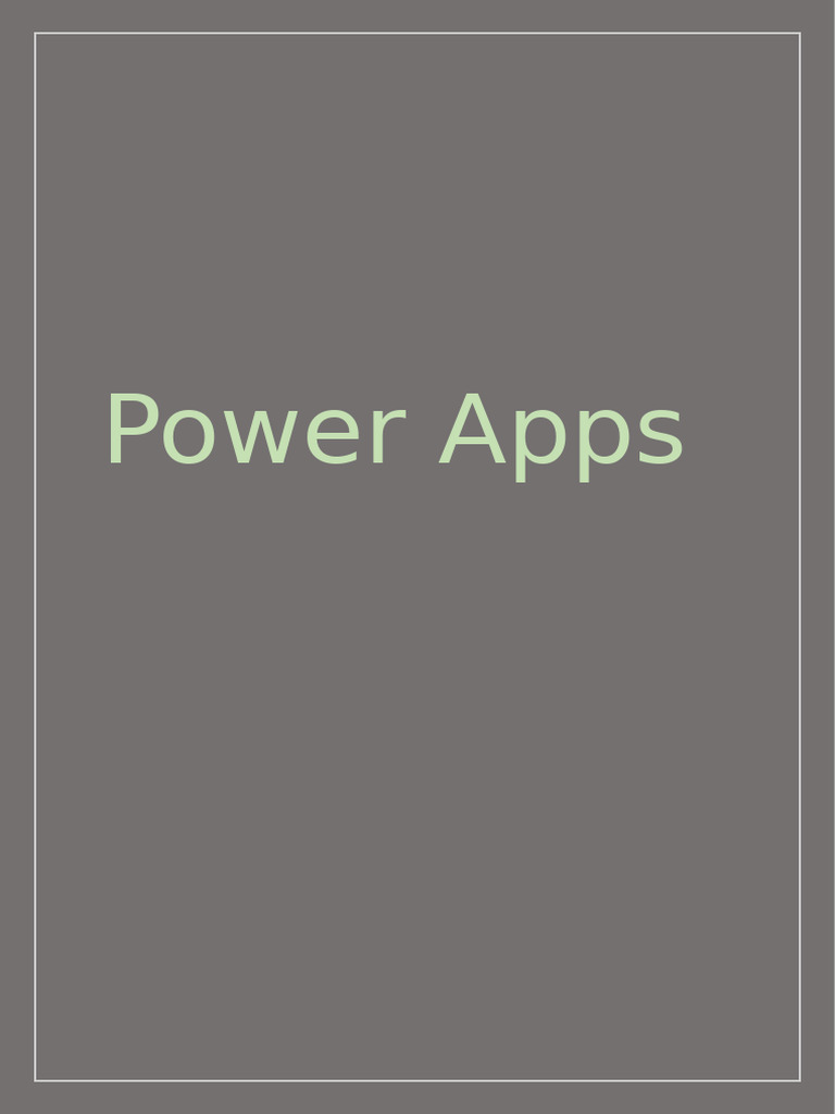 Power Apps: Logical Operators Overview | PDF | Application Software ...