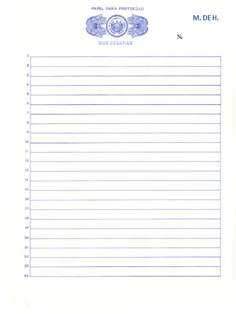 Hojas de Protocologo | PDF