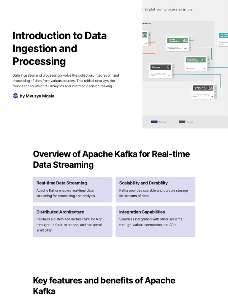 5a. Introduction To Data Ingestion and Processing | PDF | Scalability ...