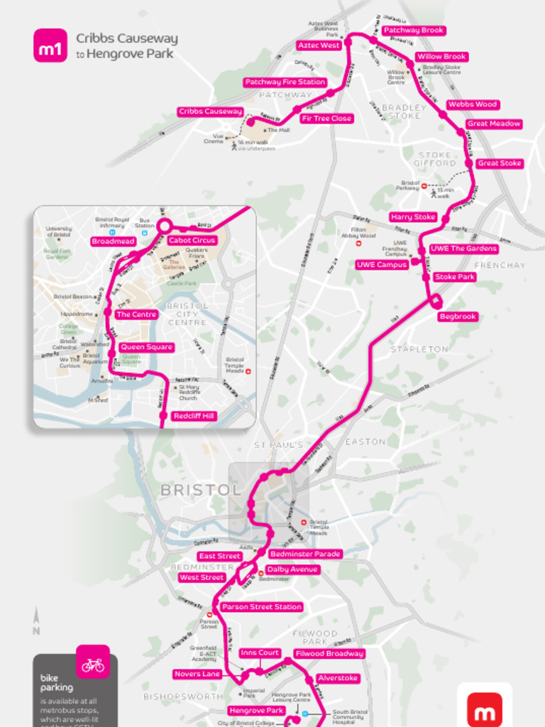 M1 Bus Timetable for Bristol Routes | PDF | Bristol