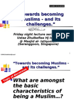 "Being Muslims & its challenges" 3 [Islam vs Secularism]