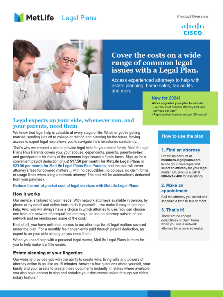 Legal Plans: Cover The Costs On A Wide Range of Common Legal Issues ...