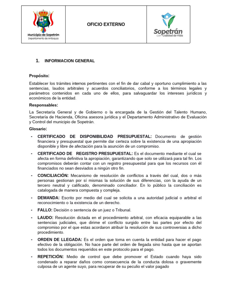 Trámites para Pago de Sentencias y Laudos | PDF | Justicia | Crimen y ...