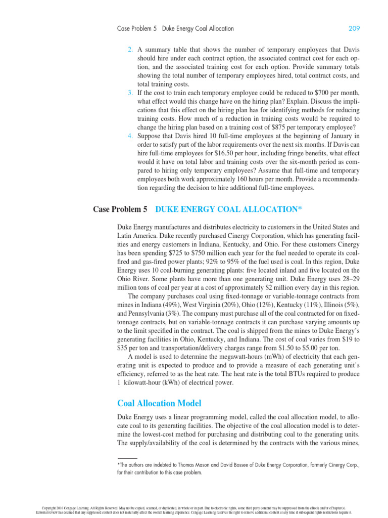 Duke Energy Coal Allocation Analysis | PDF | Coal | Electric Power