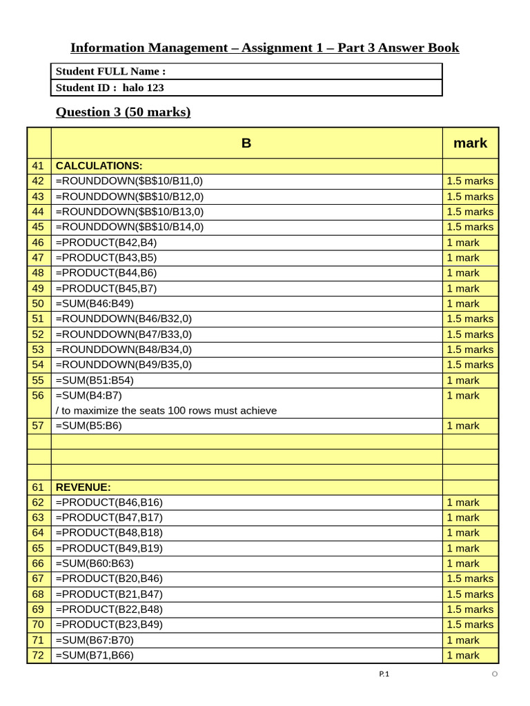 Information Management Assignment 1 Answers | PDF