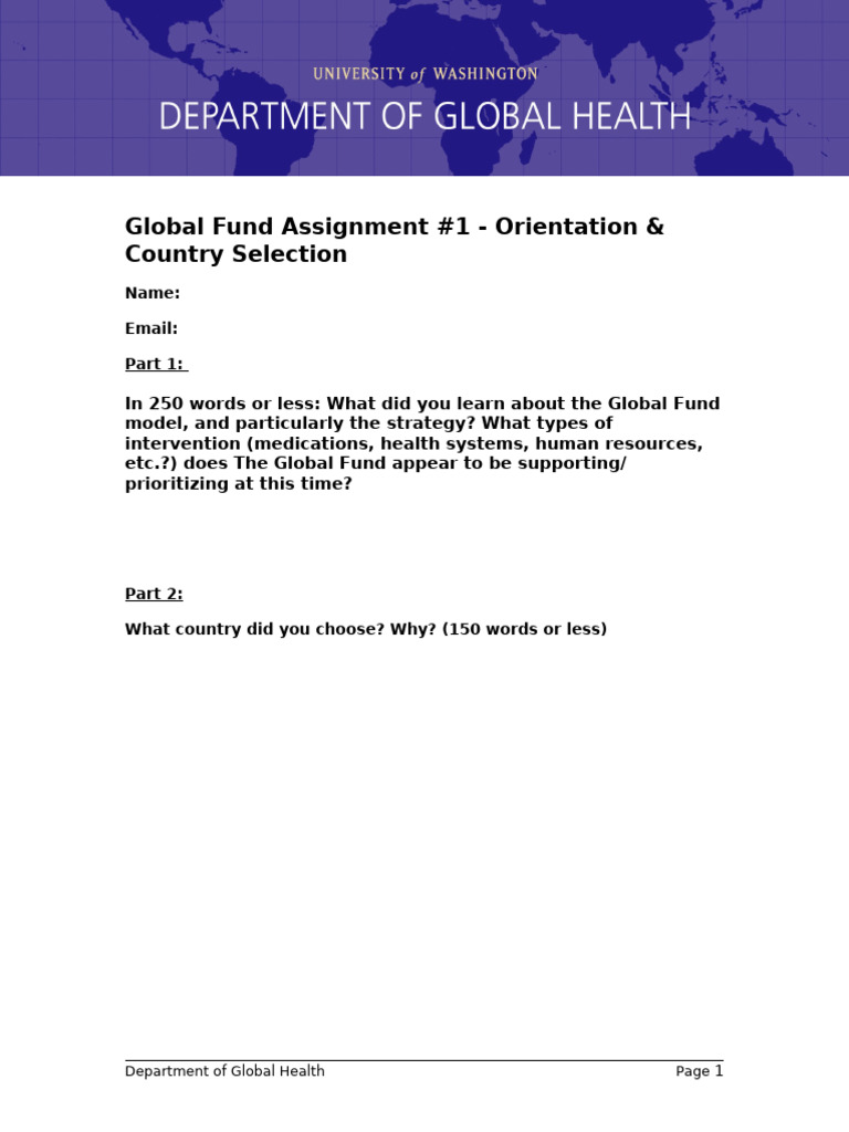 Template - Assignment 1-2 | PDF