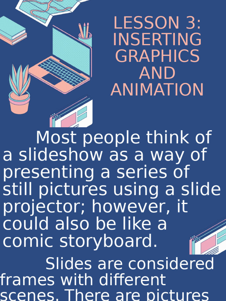 LS 6 Lesson 3 - Inserting Graphics and Animations | PDF | Graphics ...