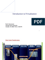 Introduction To Virtualization: Paul A. Strassmann George Mason University October 29, 2008, 7:20 To 10:00 PM