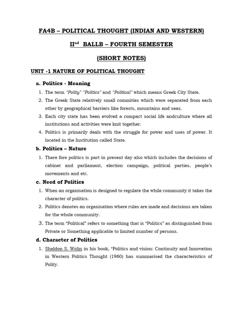 FA4B _ Short Notes - English | PDF | Plato | Socrates