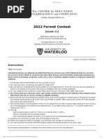 2025 Pascal Contest | PDF | Area | Mathematics