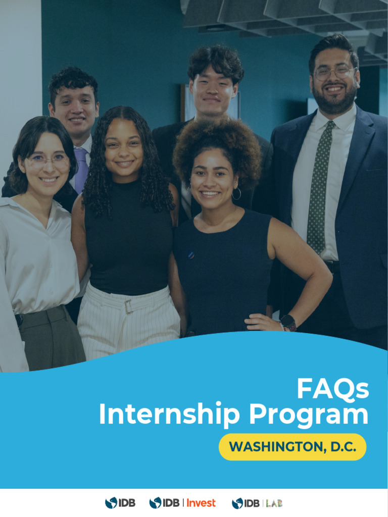 FAQs IDBG Internship Program 2025 | PDF