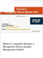 Tutorial 2 Pengbis (11!03!12)