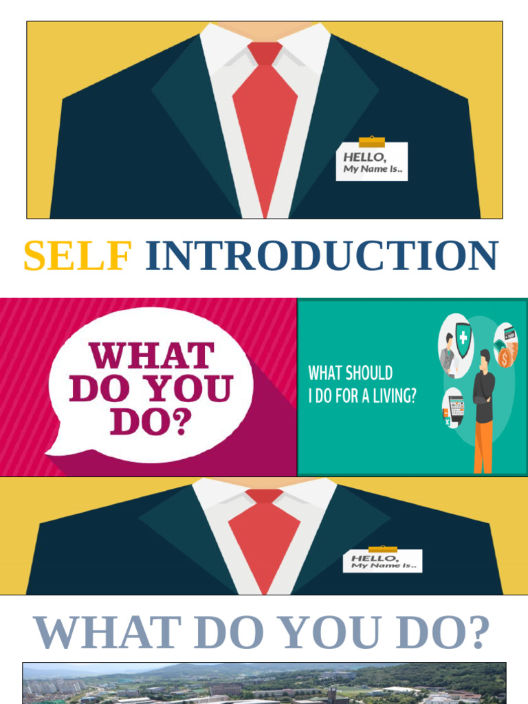Self Introduction Part C What Do You Do | PDF