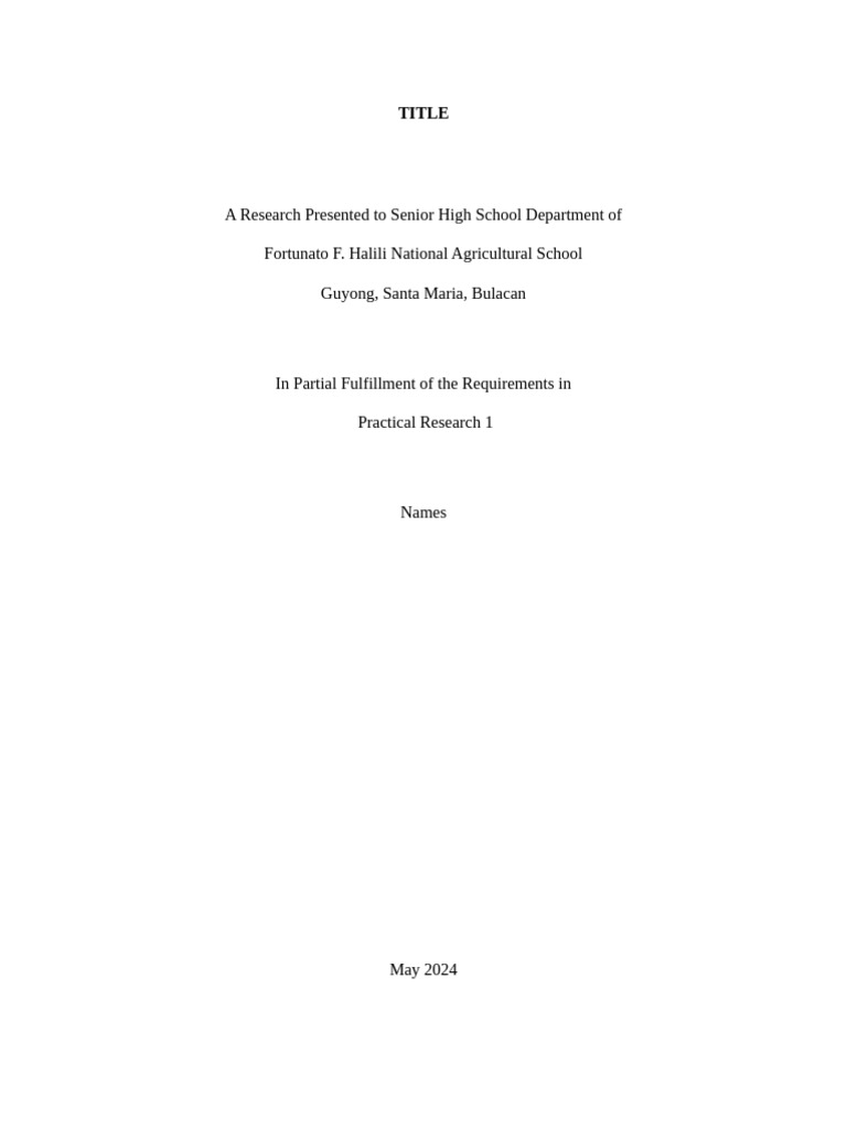 Research Paper Official Template | PDF