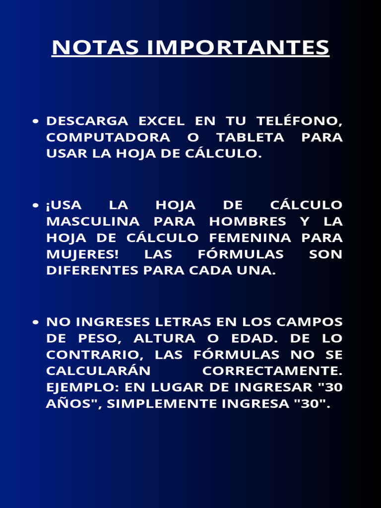 Notas Importantes | PDF