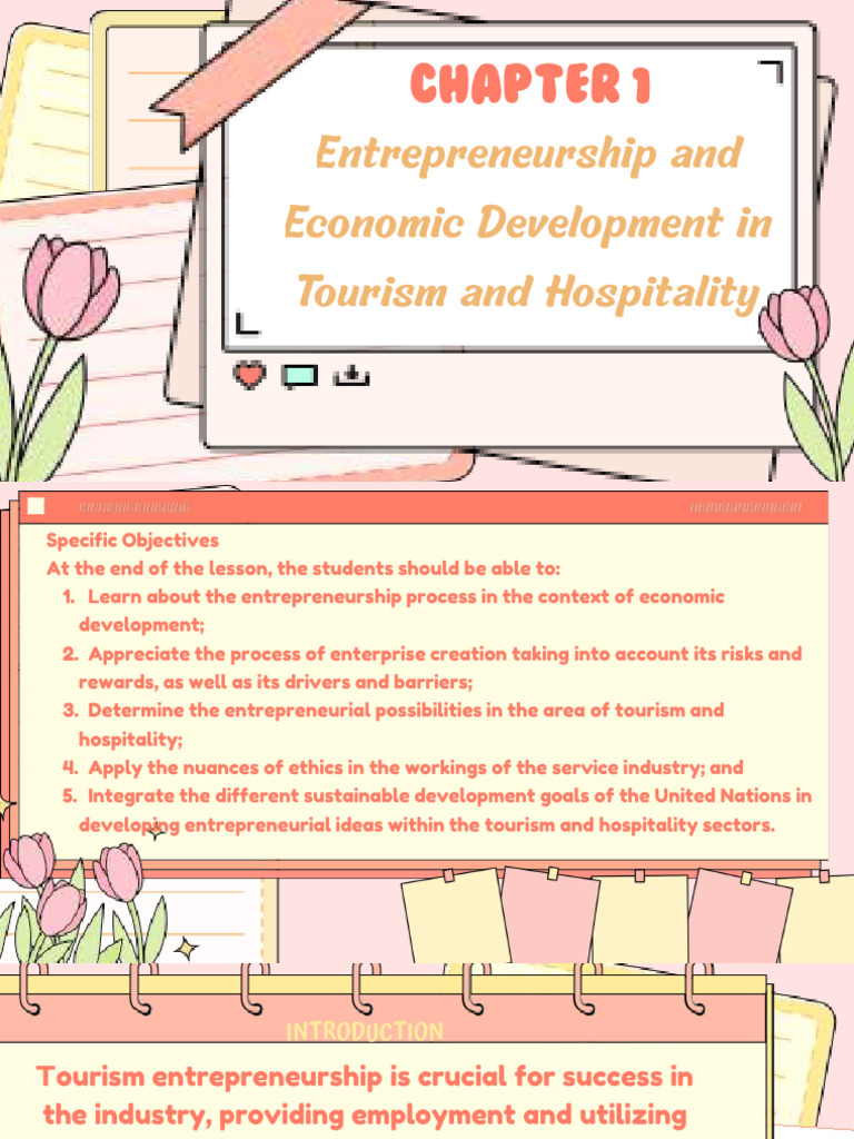 Entrepreneurship in Tourism & Hospitality | PDF | Entrepreneurship ...
