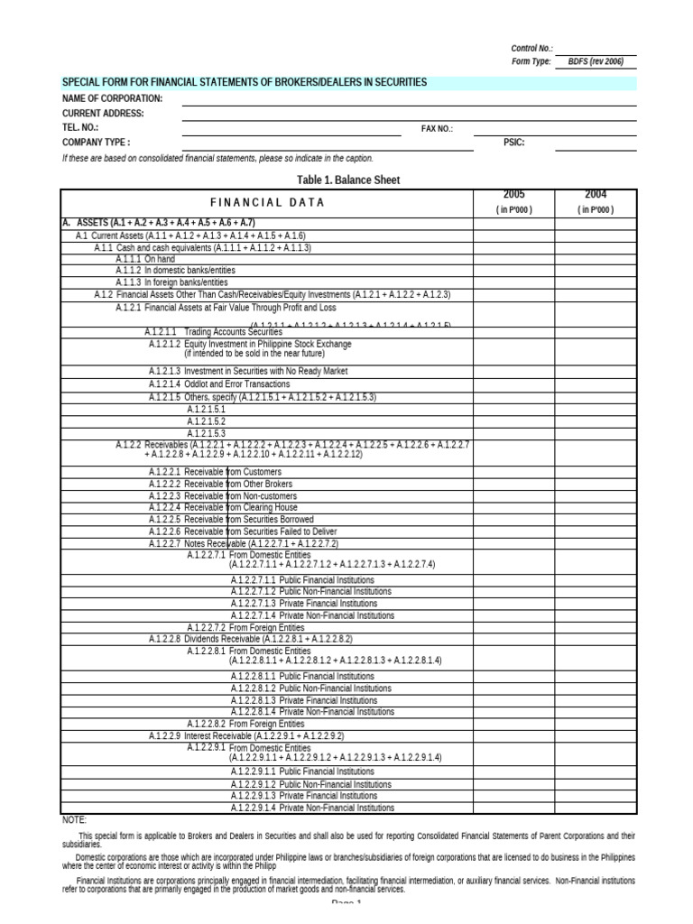 Financial Statements for Brokers/Dealers | PDF | Expense | Equity (Finance)