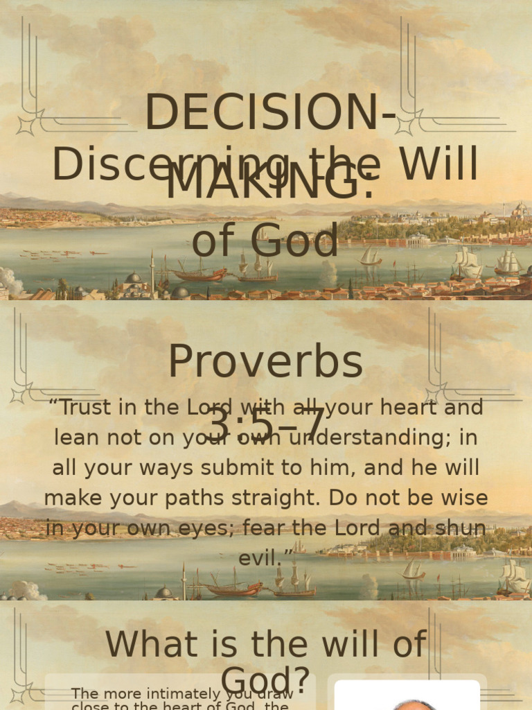 God's Will in Decision-Making Guide | PDF | Wisdom | Prayer
