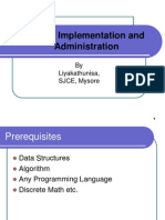 DBMS Implementation and Administration: by Liyakathunisa, SJCE, Mysore