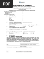 Idfc Fund Transfer Form | PDF | Cheque | Banking Technology