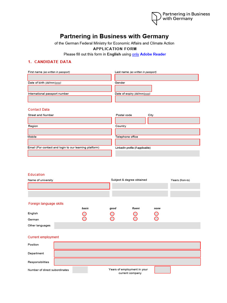 Application Form for Business Partnership | PDF | Business