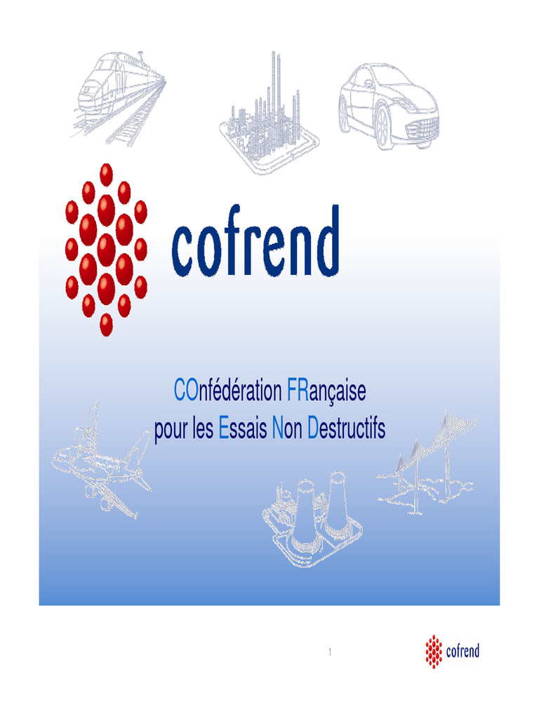 COFREND : Réseau et Certification CND | PDF | Contrôle non destructif ...