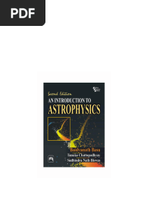 An Introduction to Astrophysics 2nd Edition Baidyanath Basu pdf download