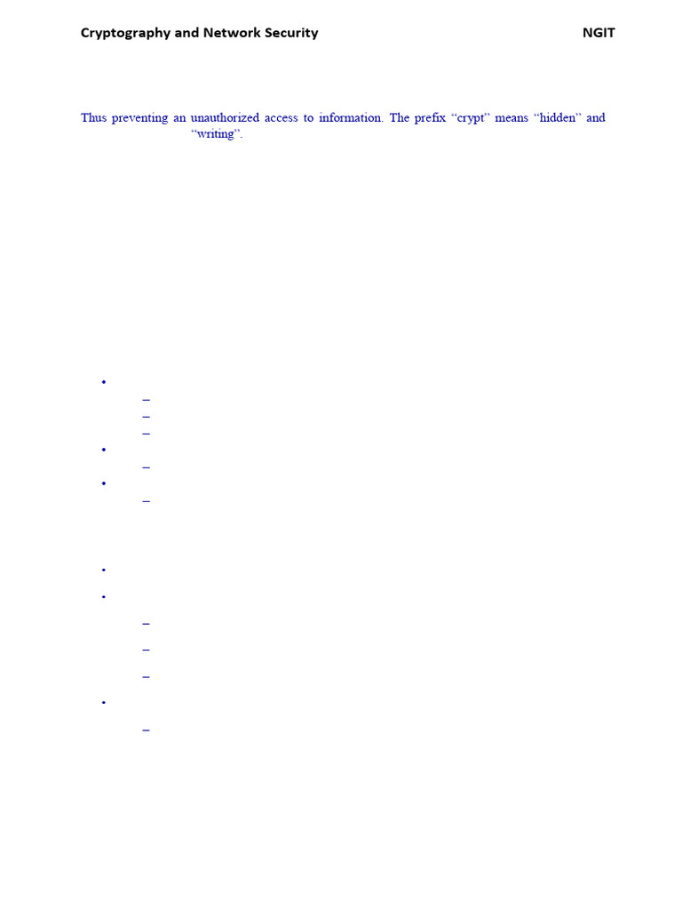 Cryptography Basics for Cybersecurity | PDF | Cipher | Group (Mathematics)