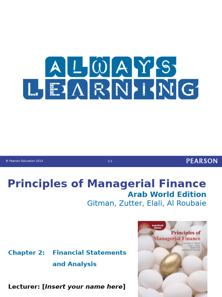 Lec 2 Analysis of Financial Statements | PDF | Balance Sheet | Equity ...