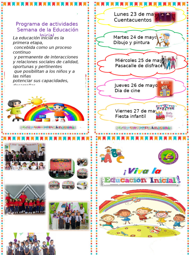 Semana de La Educacion Inicial | PDF