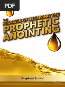The Process of Receiving the Prophetic Anointing Shepherd Bushiri