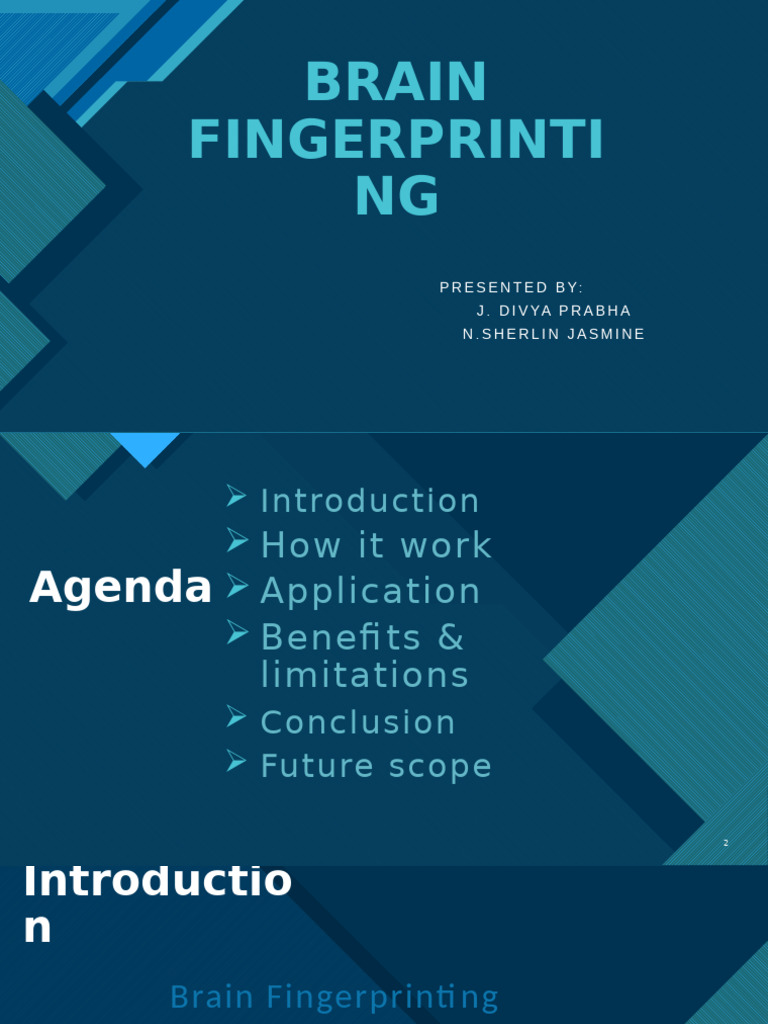 Brain Fingerprinting | PDF | Electroencephalography | Cognitive Psychology