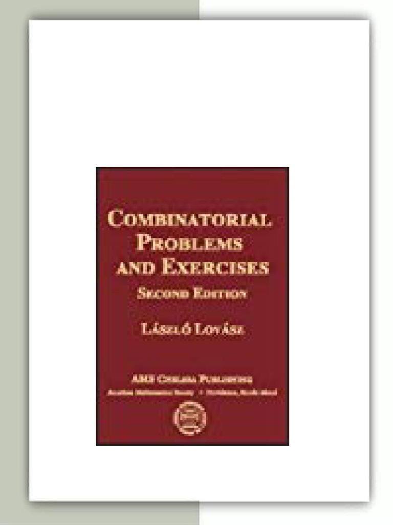 Combinatorial Problems And Exercises Pdf – LKIQVY