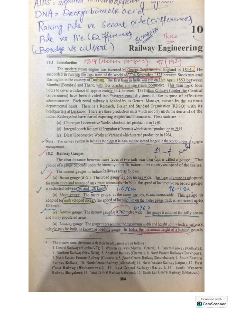 Railway notes | PDF