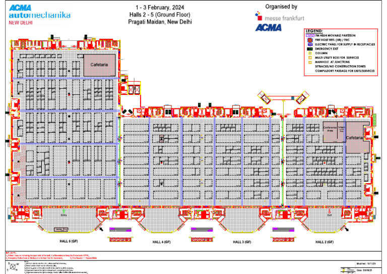 Floor Plan ACMA AMND 2024 Halls 2-5 - 10-11-2023 - Blank | PDF