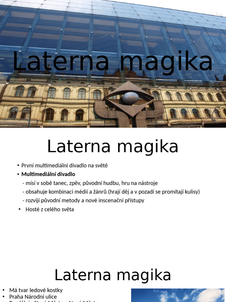 Laterna Magika Hudebka | PDF