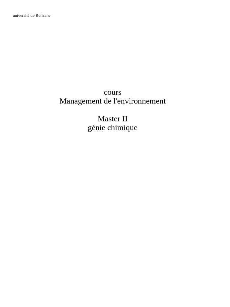 Impact de l'Homme sur l'Environnement | PDF | Environnement naturel ...