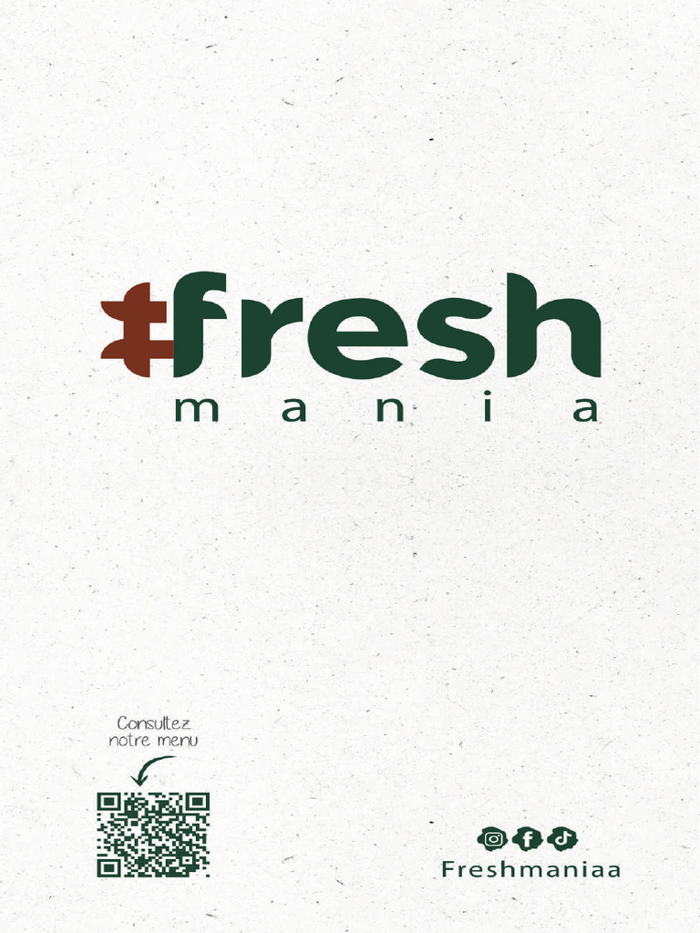 Menu Freshmania | PDF