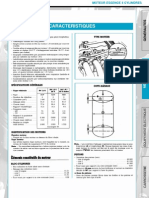 Caracteristiques: Moteur Essence 4 Cylindres