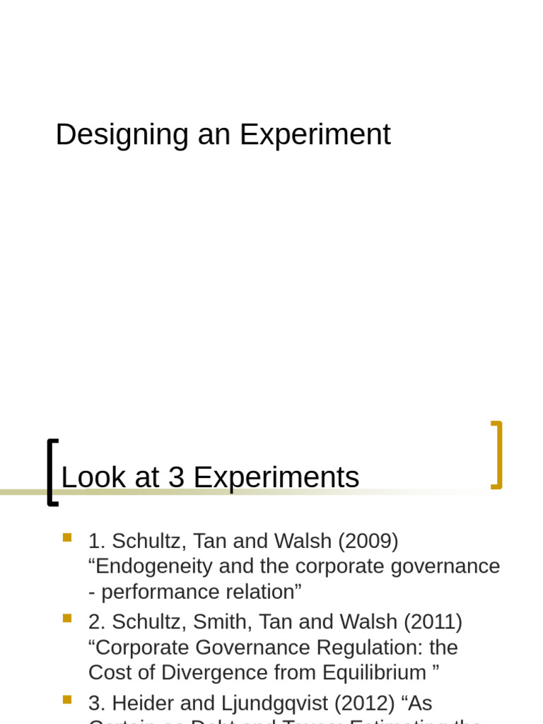 6B. Designing An Natural Experiment | PDF | Statistical Significance ...
