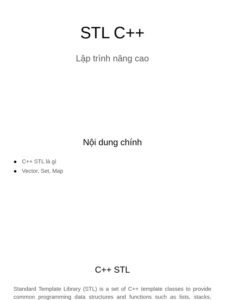 STL C++ | PDF