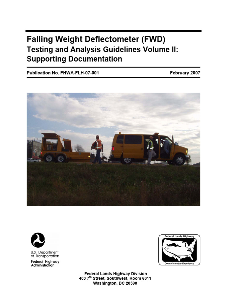 FWD Report Ref | PDF | Young's Modulus | Litre
